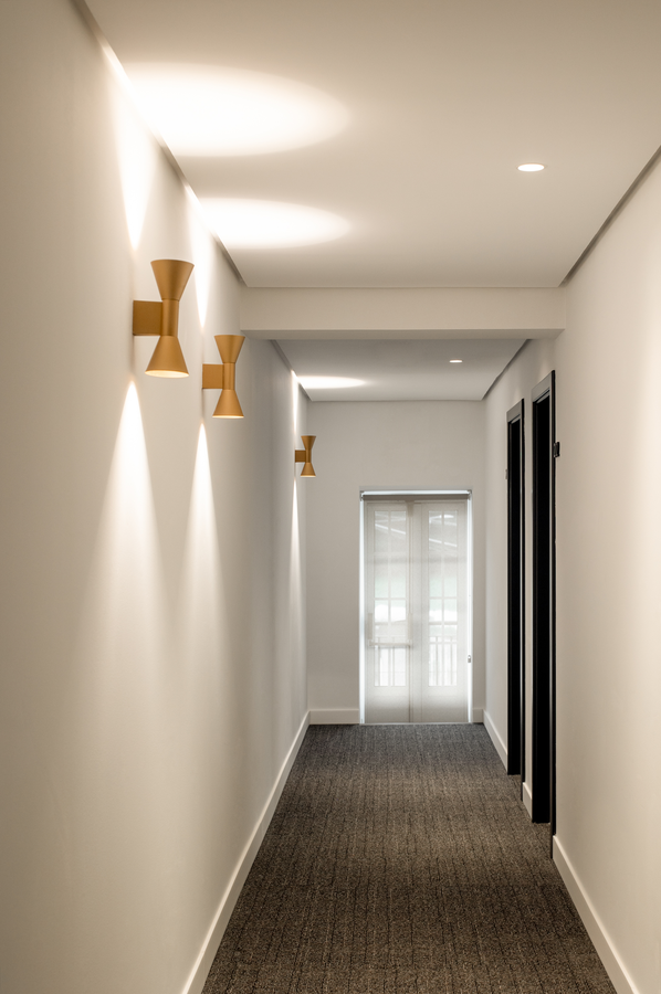 Residential hallway fashion lighting